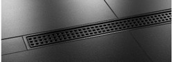 Schluter Kerdi Line Grate Assembly Square Matte Black